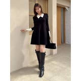 【20周年記念復刻!】オーナメントカラーニットワンピース | dazzlin | 詳細画像2