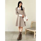 【20周年記念復刻!】オーナメントカラーニットワンピース | dazzlin | 詳細画像24