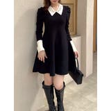 【20周年記念復刻!】オーナメントカラーニットワンピース | dazzlin | 詳細画像3