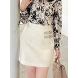 【セットアップ対応】ヘアリーミニスカート | dazzlin | 詳細画像1 