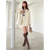 【セットアップ対応】ヘアリーミニスカート | dazzlin | 詳細画像4 