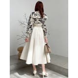 【WEB限定カラーあり】サイドタックベルトフレアスカート | dazzlin | 詳細画像13 