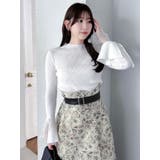 【WEB限定カラーあり】サイドタックベルトフレアスカート | dazzlin | 詳細画像20 