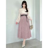 【WEB限定カラーあり】サイドタックベルトフレアスカート | dazzlin | 詳細画像32 