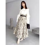 【WEB限定カラーあり】サイドタックベルトフレアスカート | dazzlin | 詳細画像35 