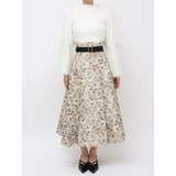 【WEB限定カラーあり】サイドタックベルトフレアスカート | dazzlin | 詳細画像43 