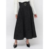 【WEB限定カラーあり】サイドタックベルトフレアスカート | dazzlin | 詳細画像49 