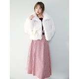 【WEB限定カラーあり】サイドタックベルトフレアスカート | dazzlin | 詳細画像9 