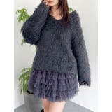 ボリュームフリルチュールミニスカート | dazzlin | 詳細画像16 