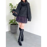 ボリュームフリルチュールミニスカート | dazzlin | 詳細画像17 