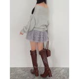 ボリュームフリルチュールミニスカート | dazzlin | 詳細画像41 