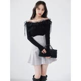 スイッチングコルセットミニスカート | dazzlin | 詳細画像4 