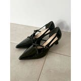 ブラック | クロスベルトパンプス | dazzlin