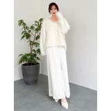 リップルカールⅤネックニット | dazzlin | 詳細画像17