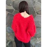 リップルカールⅤネックニット | dazzlin | 詳細画像24