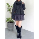 リップルカールⅤネックニット | dazzlin | 詳細画像44