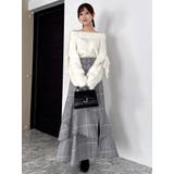 ルミナスカラーオフショルニット | dazzlin | 詳細画像20 