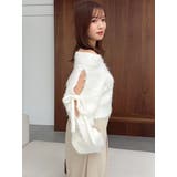 ルミナスカラーオフショルニット | dazzlin | 詳細画像3 