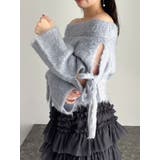 ルミナスカラーオフショルニット | dazzlin | 詳細画像32 