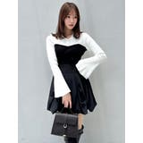 ラメビスチェラインニットトップス | dazzlin | 詳細画像7