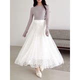 バックオープンスパンコールシアーニットトップス | dazzlin | 詳細画像16 