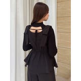 バックオープンリブニットトップス | dazzlin | 詳細画像15 