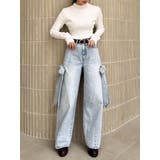 バックオープンリブニットトップス | dazzlin | 詳細画像22 