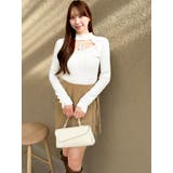 バックオープンリブニットトップス | dazzlin | 詳細画像27 