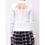 バックオープンリブニットトップス | dazzlin | 詳細画像37 