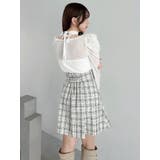 チョーカー付ドレープシアーベロアトップス | dazzlin | 詳細画像17 