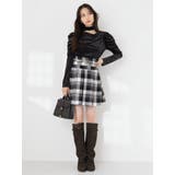 チョーカー付ドレープシアーベロアトップス | dazzlin | 詳細画像9 