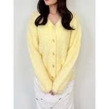 イエロー | ルミナスカラーカーディガン | dazzlin