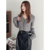 ルミナスカラーショートカーディガン | dazzlin | 詳細画像38 