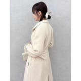 【藤井サチコラボ】スタンドウールライクコート | dazzlin | 詳細画像21 