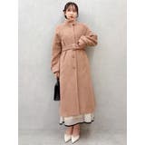 【藤井サチコラボ】スタンドウールライクコート | dazzlin | 詳細画像22 