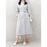 【藤井サチコラボ】スタンドウールライクコート | dazzlin | 詳細画像33 