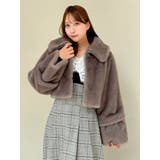 【20周年記念復刻！】ビットショートミンクライクファーコート | dazzlin | 詳細画像34 