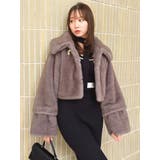 【20周年記念復刻！】ビットショートミンクライクファーコート | dazzlin | 詳細画像44 