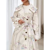 ビッグカラーフリルスリーブトレンチコート | dazzlin | 詳細画像10 