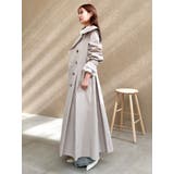 ビッグカラーフリルスリーブトレンチコート | dazzlin | 詳細画像13 