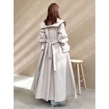 ビッグカラーフリルスリーブトレンチコート | dazzlin | 詳細画像14 