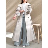 ビッグカラーフリルスリーブトレンチコート | dazzlin | 詳細画像16 