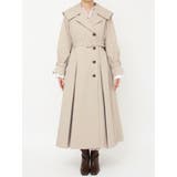 ビッグカラーフリルスリーブトレンチコート | dazzlin | 詳細画像17 