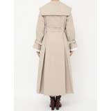 ビッグカラーフリルスリーブトレンチコート | dazzlin | 詳細画像19 