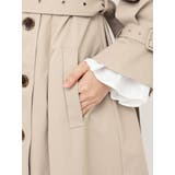 ビッグカラーフリルスリーブトレンチコート | dazzlin | 詳細画像22 