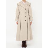 ビッグカラーフリルスリーブトレンチコート | dazzlin | 詳細画像26 