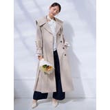 ビッグカラーフリルスリーブトレンチコート | dazzlin | 詳細画像6 