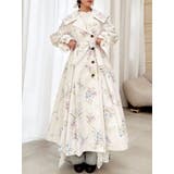 ビッグカラーフリルスリーブトレンチコート | dazzlin | 詳細画像7 