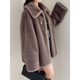 チャコールグレー | 【20周年記念復刻!】ビットミドルミンクライクファーコート | dazzlin