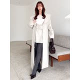 【久間田琳加コラボ】ビッグカラーコクーンコート | dazzlin | 詳細画像12 